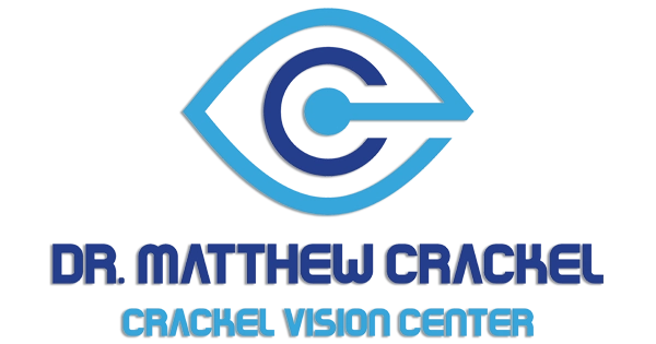 The Crackel Vision Center and Aesthetics website homepage logo