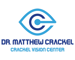 The Crackel Vision Center and Aesthetics sidebar logo